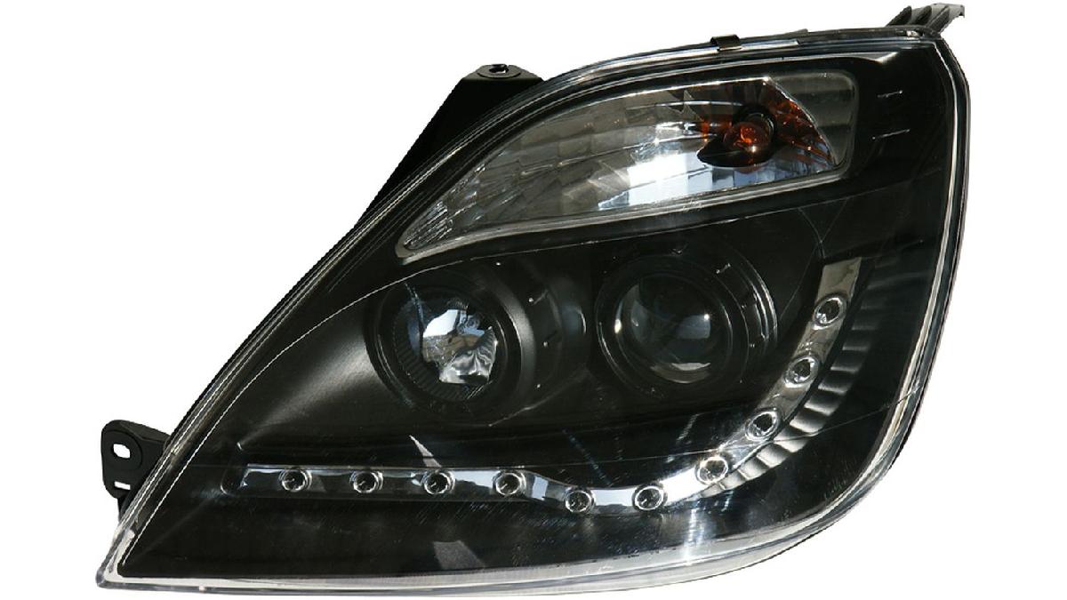 Set+de+phares+look-diurnes+sur+mesure+pour+Ford+Fiesta+VI+2002-2008+-+Noir+-+incl.+Moteur